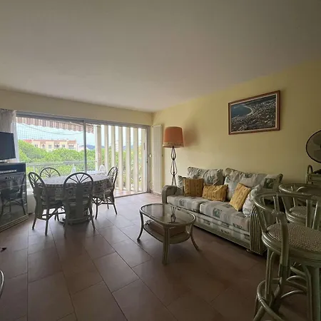 2 Pieces Climatise Avec Balcon Et Vue - Fr-1-308-13 * Le Lavandou
